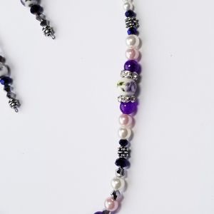 Matching beaded necklace & Earrings set